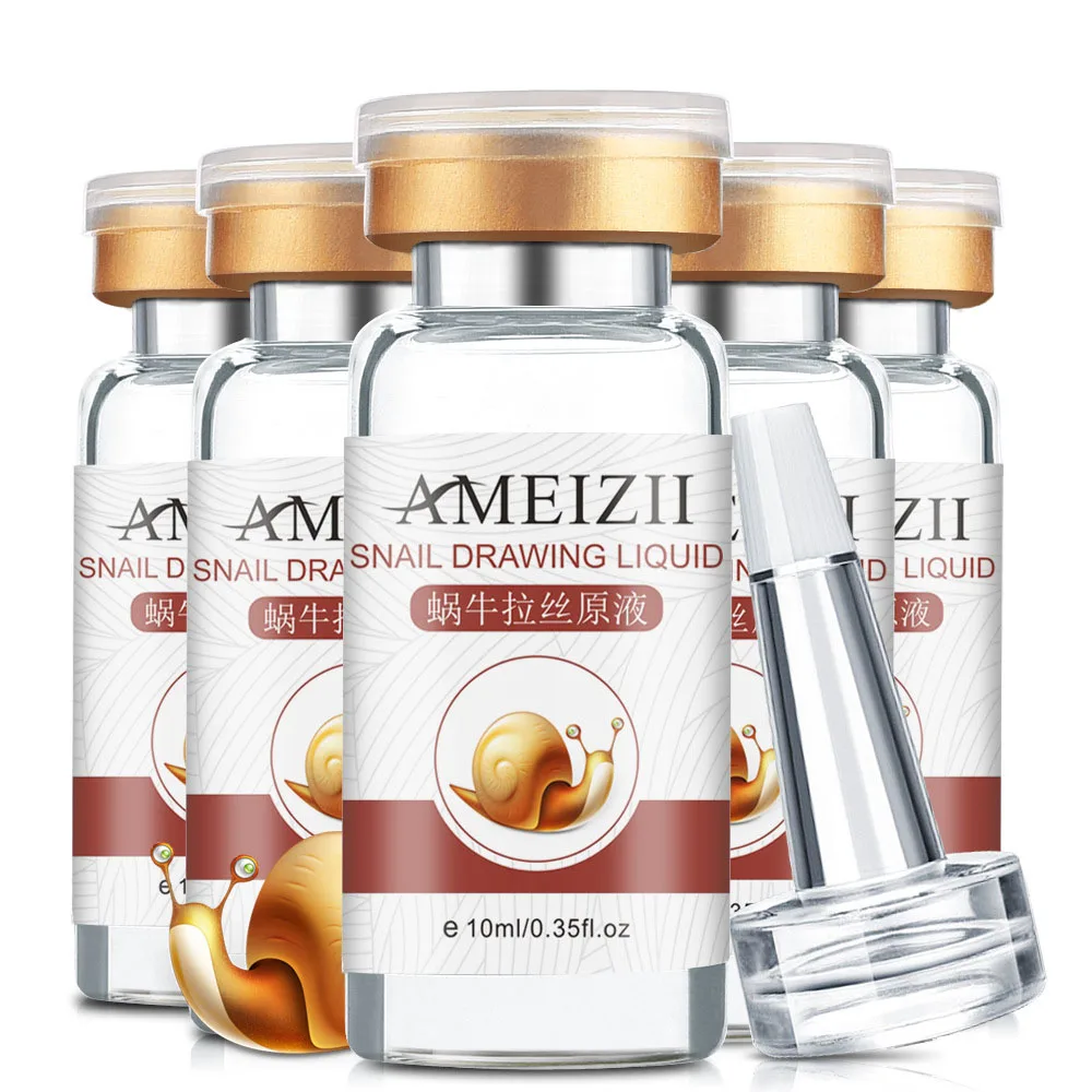 

3 pcs Snail wire drawing essence moisturizing essence Hyaluronic Acid Essence Shrink pores repair after sun skin care products