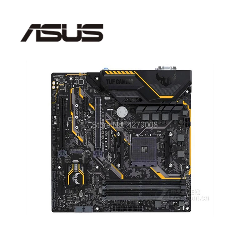 Для ASUS TUF B350M PLUS игровой оригинальный гнездо материнской платы AM4 DDR4 B350 рабочего
