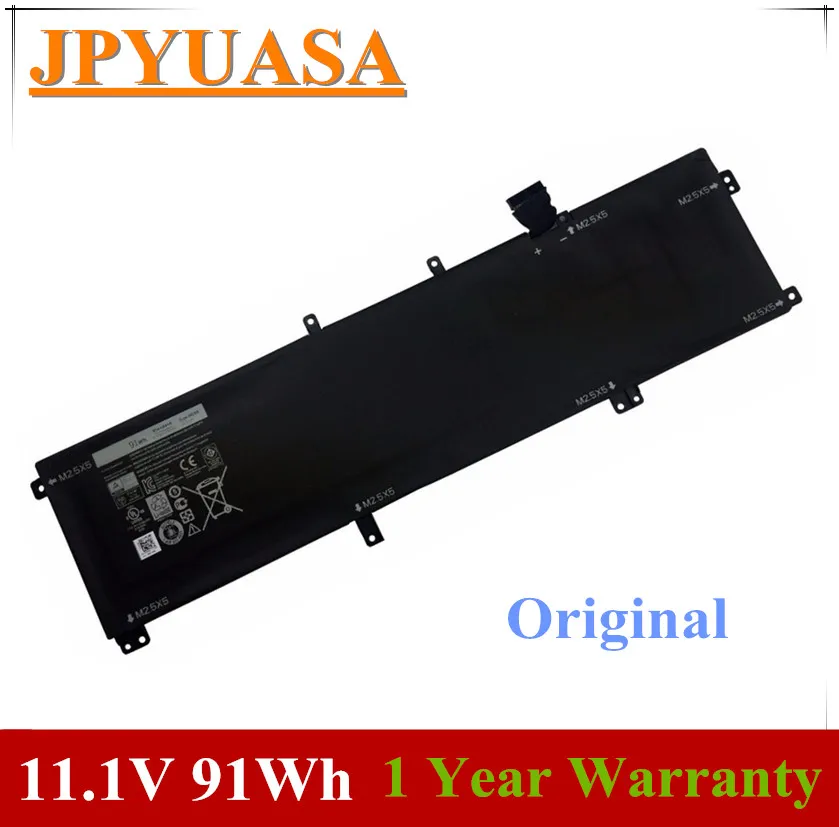 7xinbox 11 1 V 91wh оригинальный 245RR Аккумулятор для ноутбука Dell XPS 15 9530 M3800 серии T0TRM H76MV