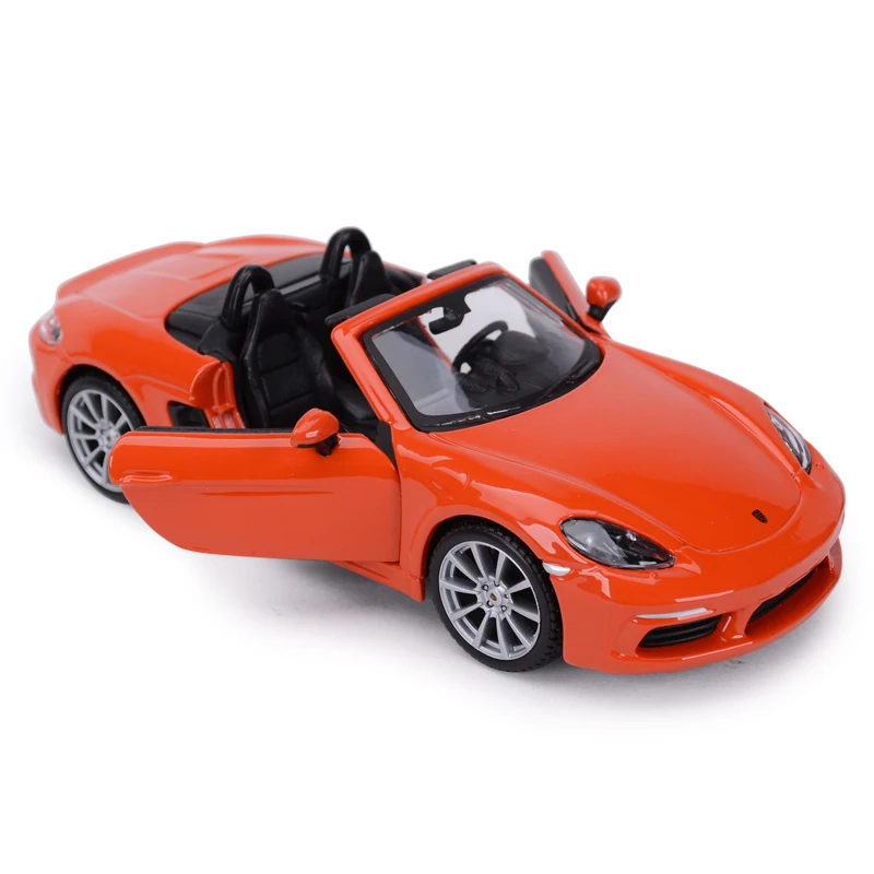 Bburago 1:24 Porsche 718 Boxster спортивный автомобиль статическая литая модель сплава Модель автомобиля