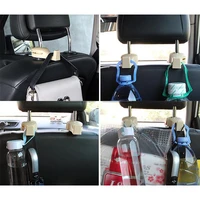 2 piece car seat headrest hook car rear seat storage rack hanger storage rack for audi a4 b5 b6 b8 a6 c5 c6 a3 a5 q3 q5 q7 bmw