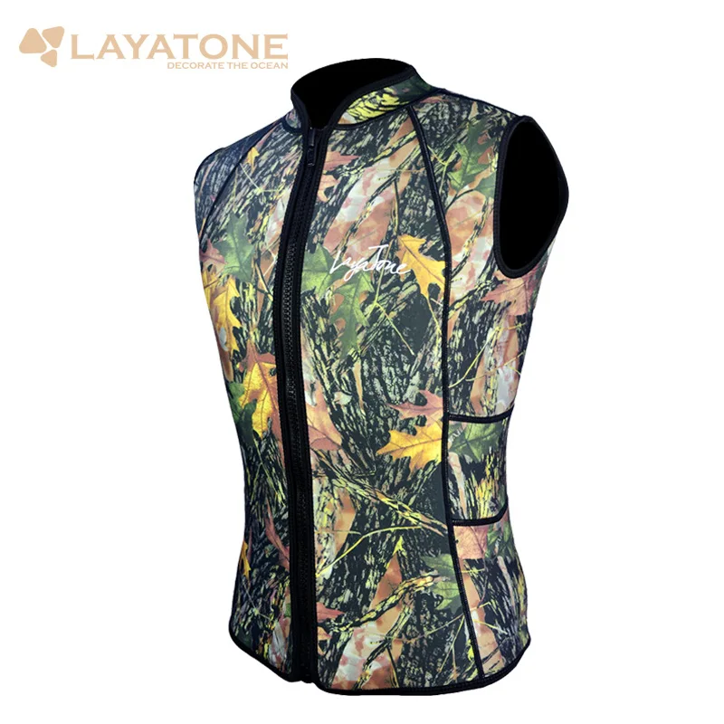 

Мужской жилет/брюки для Гидрокостюма, неопреновый Топ без рукавов 2 мм и длинная куртка для серфинга, плавания, каякинга, костюмы для подводн...