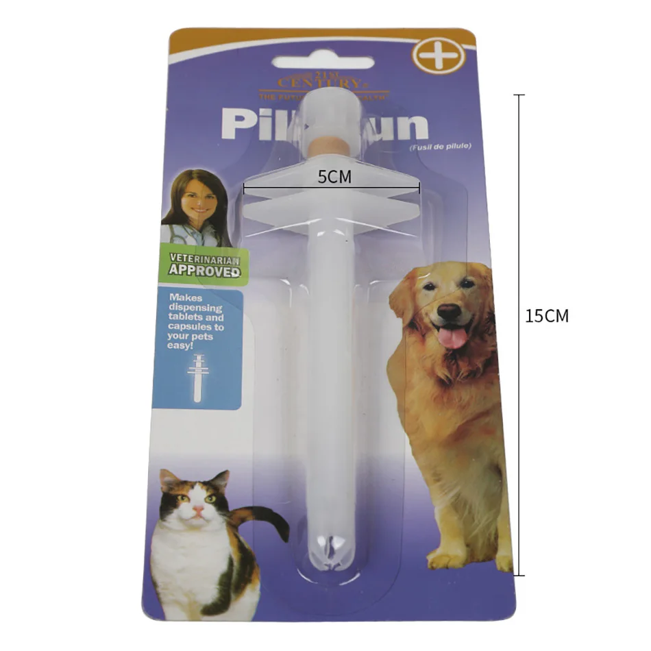 

Pet Medicine Feeder Plastic Handy Pill Dispenser Gun For Dog Cat Non-toxic Dispenser Tool For Tablet Capsule Pet Accessories