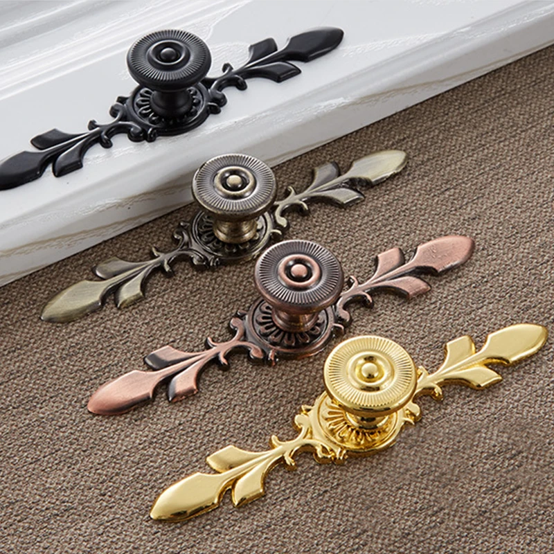 Бронзовые ручки кухонный дверной шкаф цинковый сплав Европейский современный