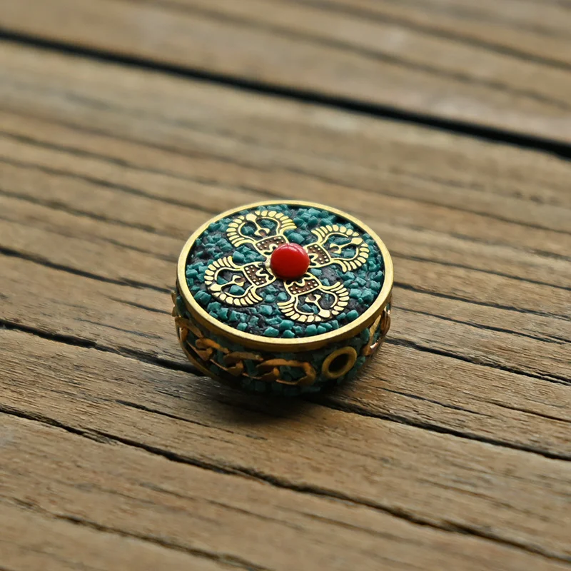 

Ручная работа, медные бусины-разделители из Непала, 21x11 мм, этническое украшение, латунные подвески, аксессуары «сделай сам» для изготовлени...