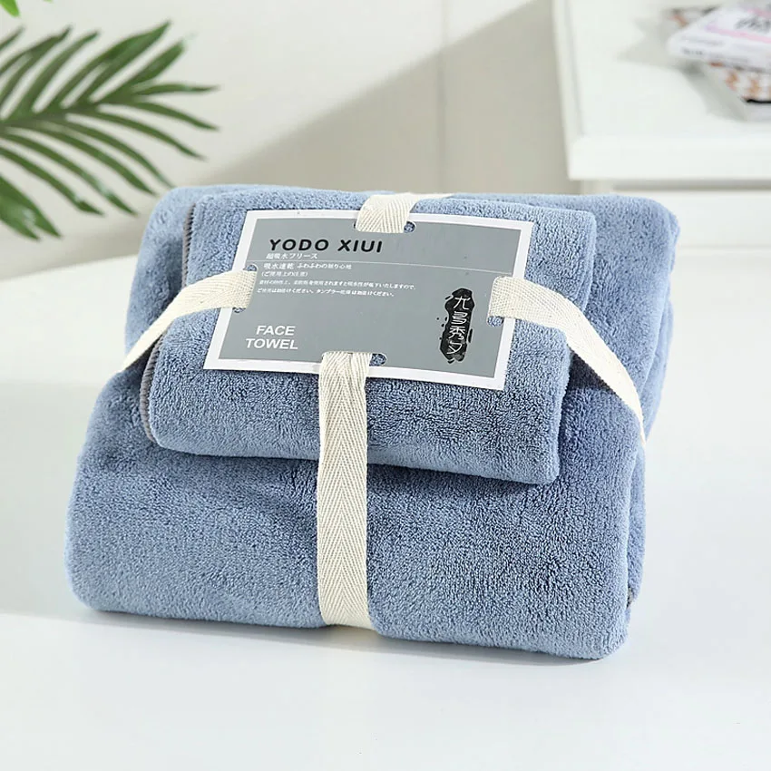 

11Colors Coral Velvet Absorbent Bath Towels for Adults Face Towel Bath Towel Set Soft Comfortable Bathroom Towel Set 70*140cm