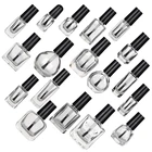 1 шт.лот 5 мл 10 мл 15 мл пустая бутылка для лака для ногтей с крышкой кисточкой клей для ногтей прозрачные стеклянные флаконы краска косметические упаковочные контейнеры