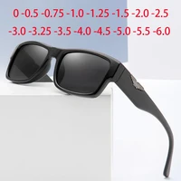 sport tr90 polarized sunglasses men nearsighted eyewear anti glare minus lens prescription sunglasses male 0 0 5 0 75 to 6 0