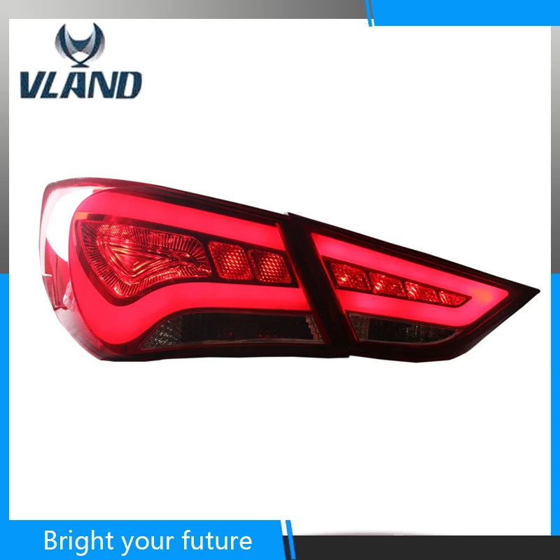 Светодиодный задний фонарь с красными линзами для Hyundai Sonata в сборе 2010 2014 DRL