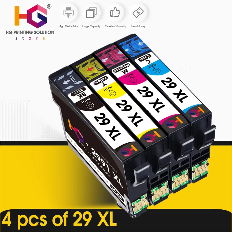 При заказе 1 10 штук совместимые картриджи T29XL T2991 29 XL замена для Epson XP235 XP245 XP247 XP255 XP257