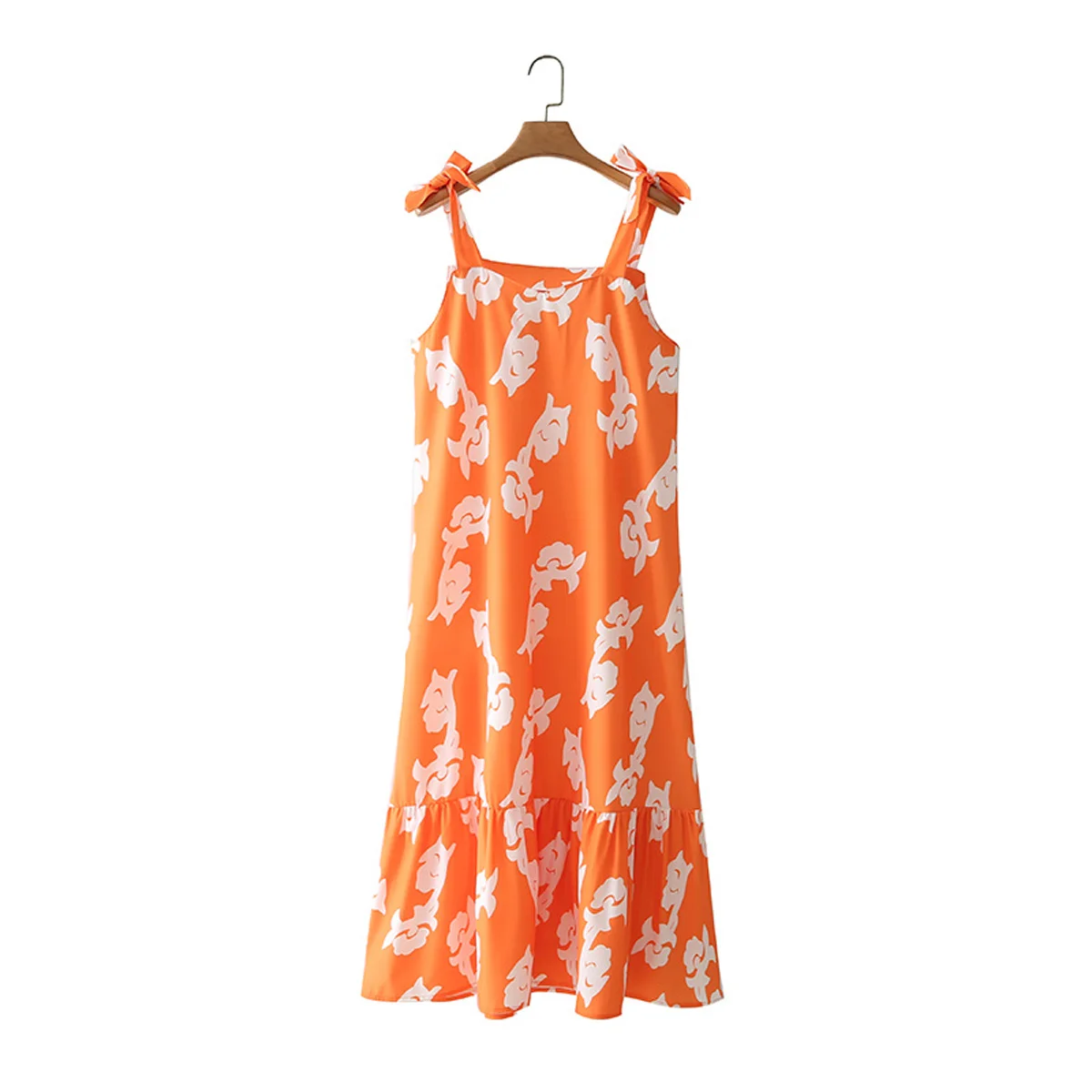 

Sexy Strap Sleeveless Midi Cami Dress DLQZ735