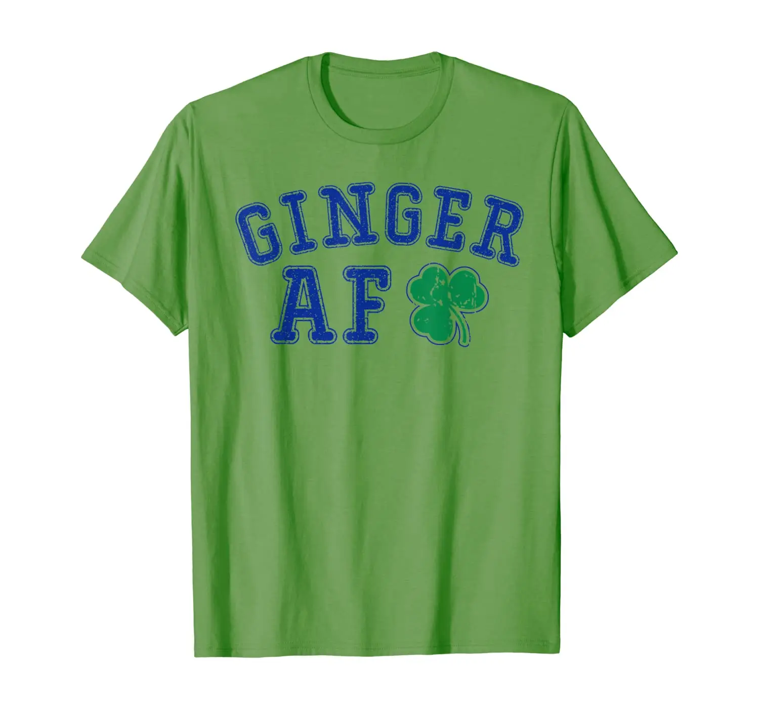 

Ginger AF for Men Women Funny St Patricks Day Hair T Shirt