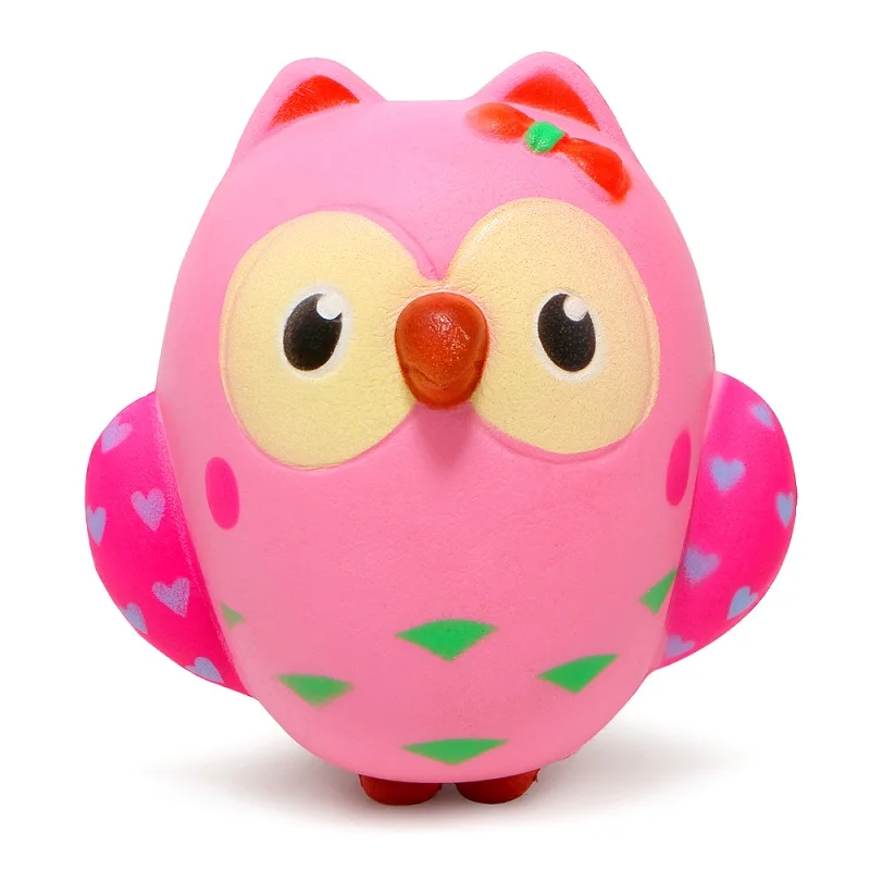 Мягкая медленно восстанавливающая форму игрушка в виде совы 13 х12 см | Игрушки и
