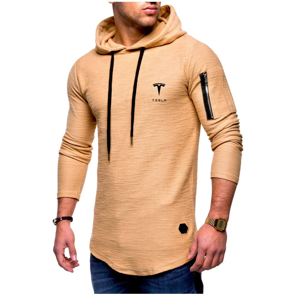 

2021 Tesla Printed New Autumn New Fashion Street Hooded Mens Hip-Hop Loose Casual Harajuku Men's High-Quality Track Hoodie AG+46