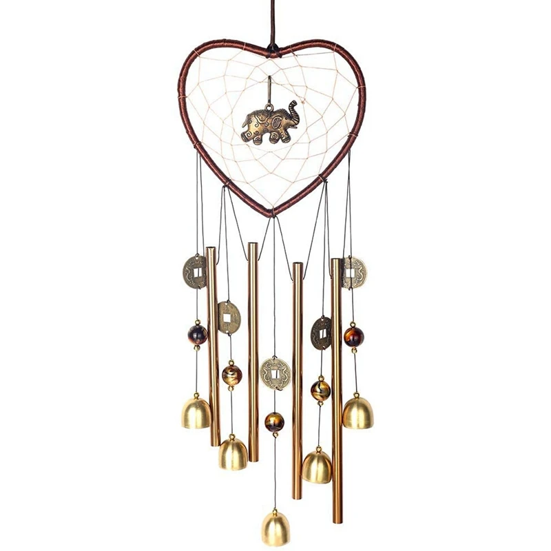 Elephant Wind Chimes Outdoor/Indoor Catcher Metal Bell Mom For Garden Yard Patio Home Room Window Decor | Дом и сад