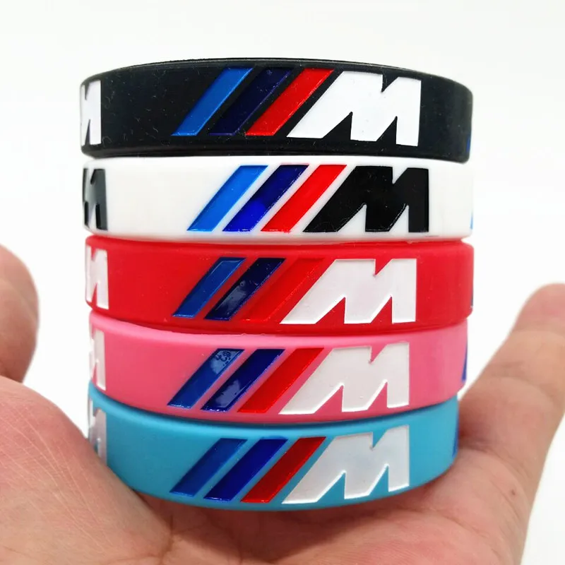 100pcs/м световой гравировка силиконовый браслет Бумер клуб вентиляторы для мужчин