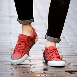 Мужские классические парусиновые туфли, Повседневная Удобная Обувь На Шнуровке, с круглым носком, на плоской подошве, Модные дышащие износостойкие туфли