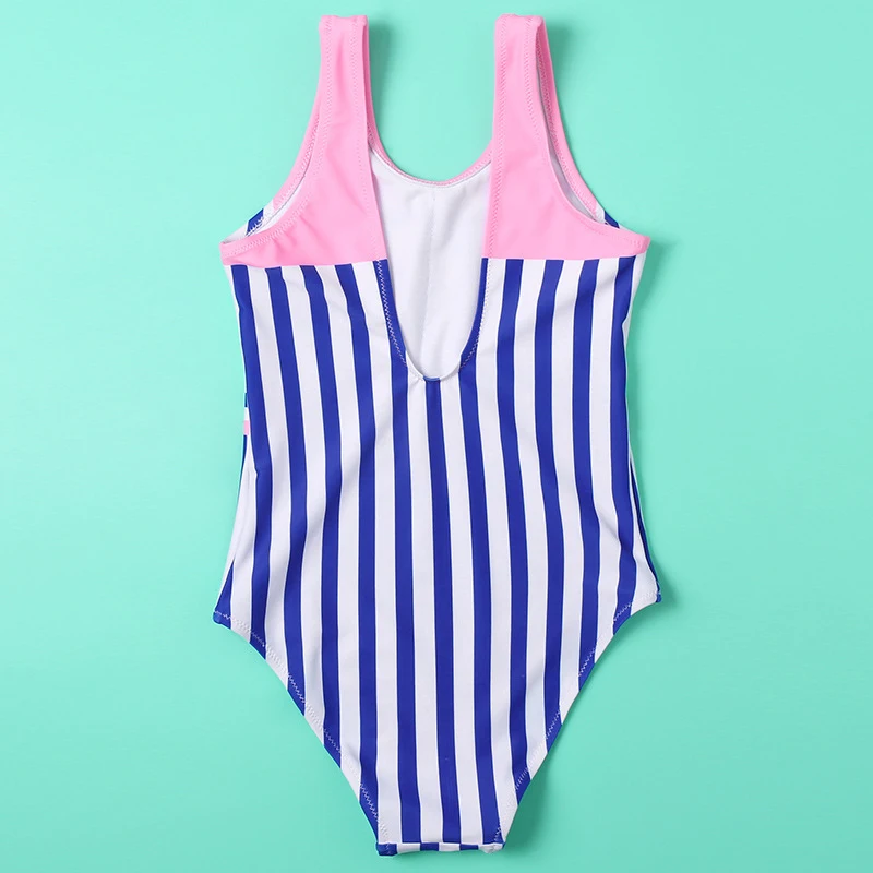 Однотонный детский купальник для девочек 2022 летний Повседневный Монокини