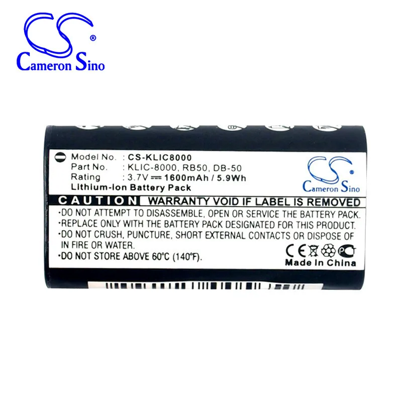 CameronSino для JAY TECH Jay Cam i4800 KODAK Easyshare Z1012 SEALIFE 1200 люмен аккумулятора WISYCOM MPR30|Цифровые