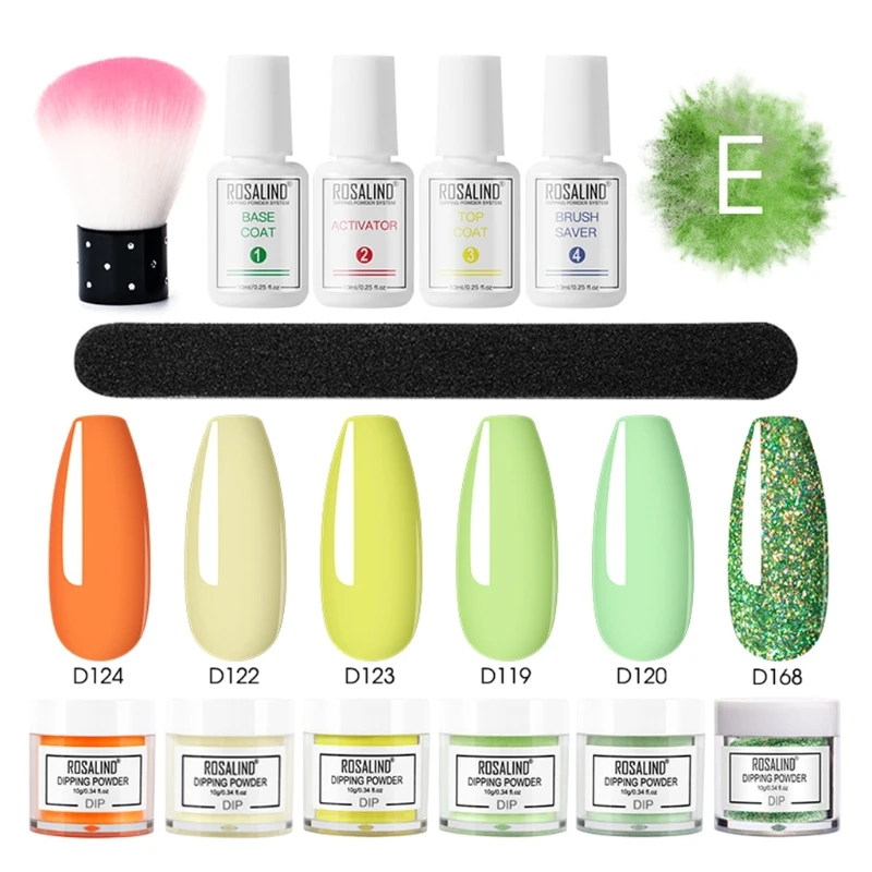 Набор кистей для маникюра французского Блестящий сверкающий | Красота и здоровье