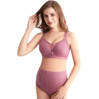 women lingerie sets plus size breastfeeding front open pregnancy underwear cotton comfortable for sleeping maternity clothes
