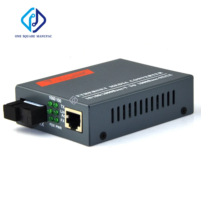 NetLink HTB-GS-03 A/B fiber медиаконвертер 20 км 10/100 Мбит/с SC RJ45 одномодовый порт трансивера