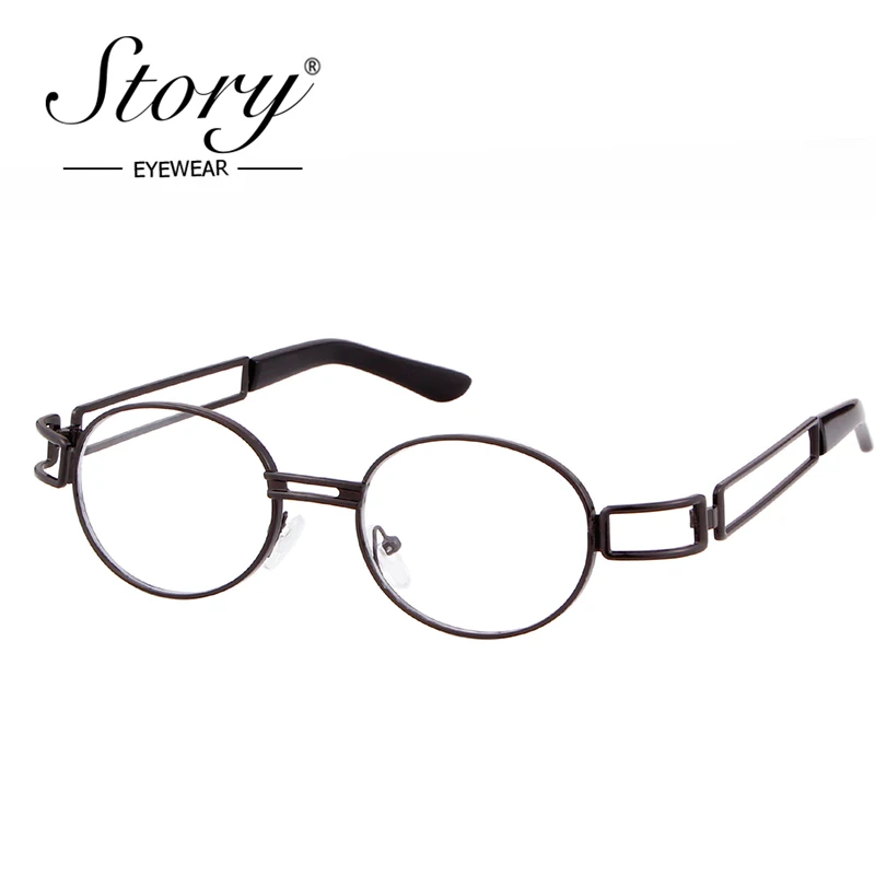 Винтажные Круглые Солнцезащитные очки UV400 в стиле стимпанк для мужчин и женщин