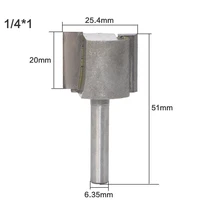 14 inch shank router bit 532 316 58 1 straight flute carbide tipped milling cutter tungsten router bit power tools parts