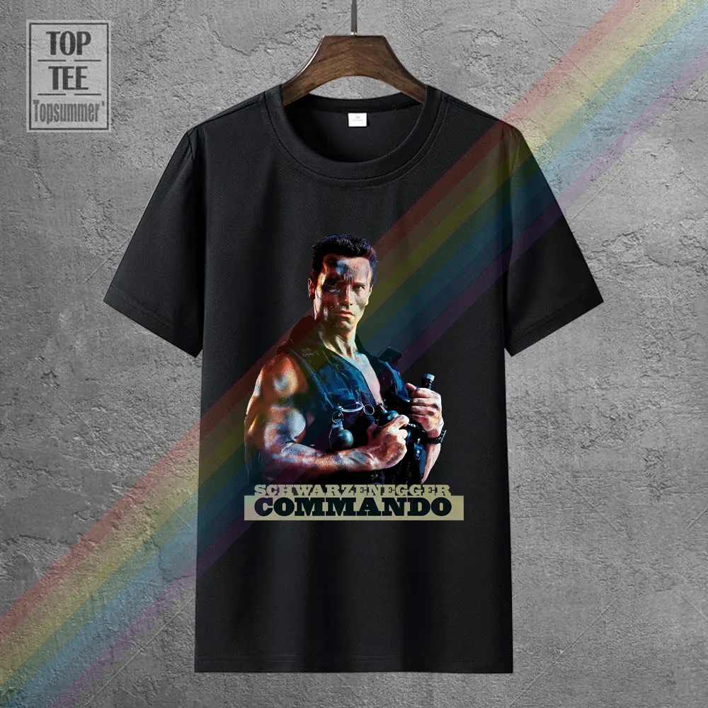 

Commando T Shirt Arnold Schwarzenegger Cult Movie Film
