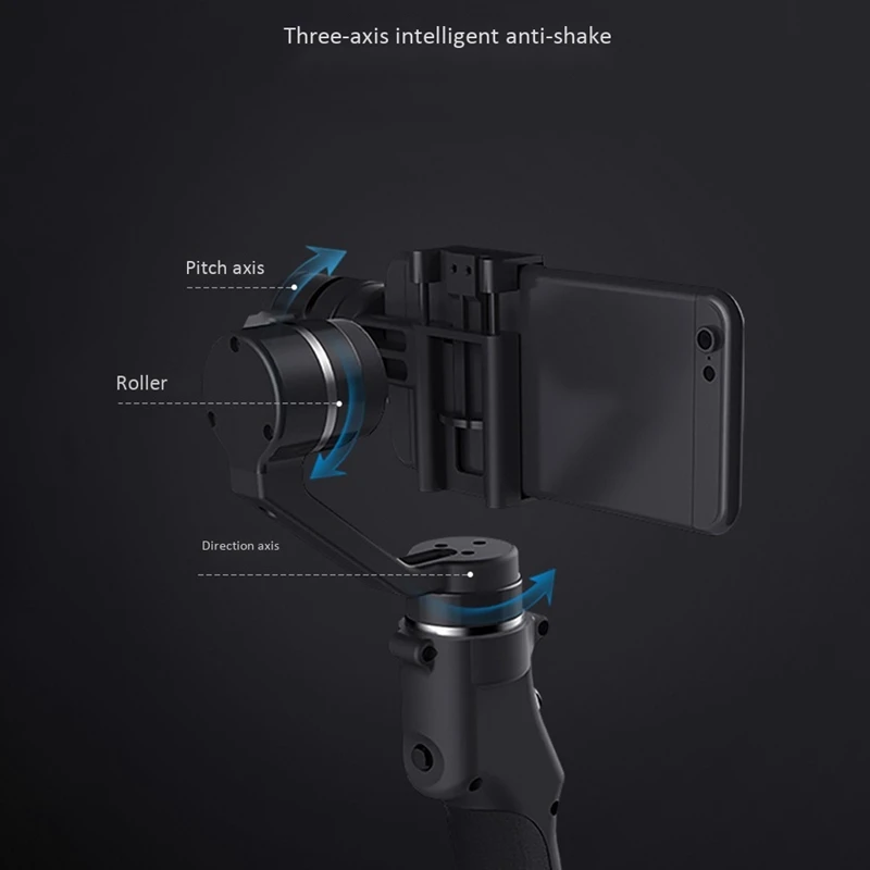 3 осевой Карманный стабилизатор стабилизация изображения карданный для Gopro iPhone