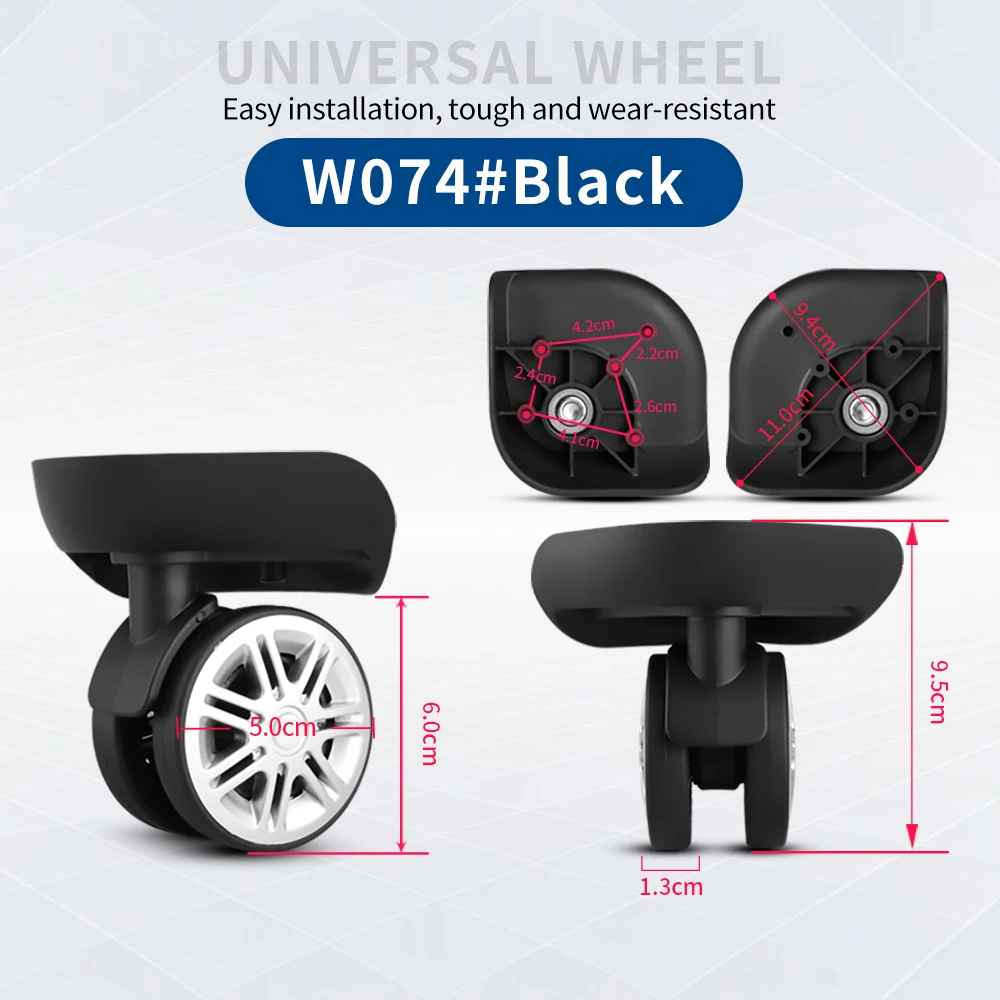 TANGYIPIN Cachenille shell, Wheels Trolley luggage case bags accessories replacement rollers high-quality one-piece universal