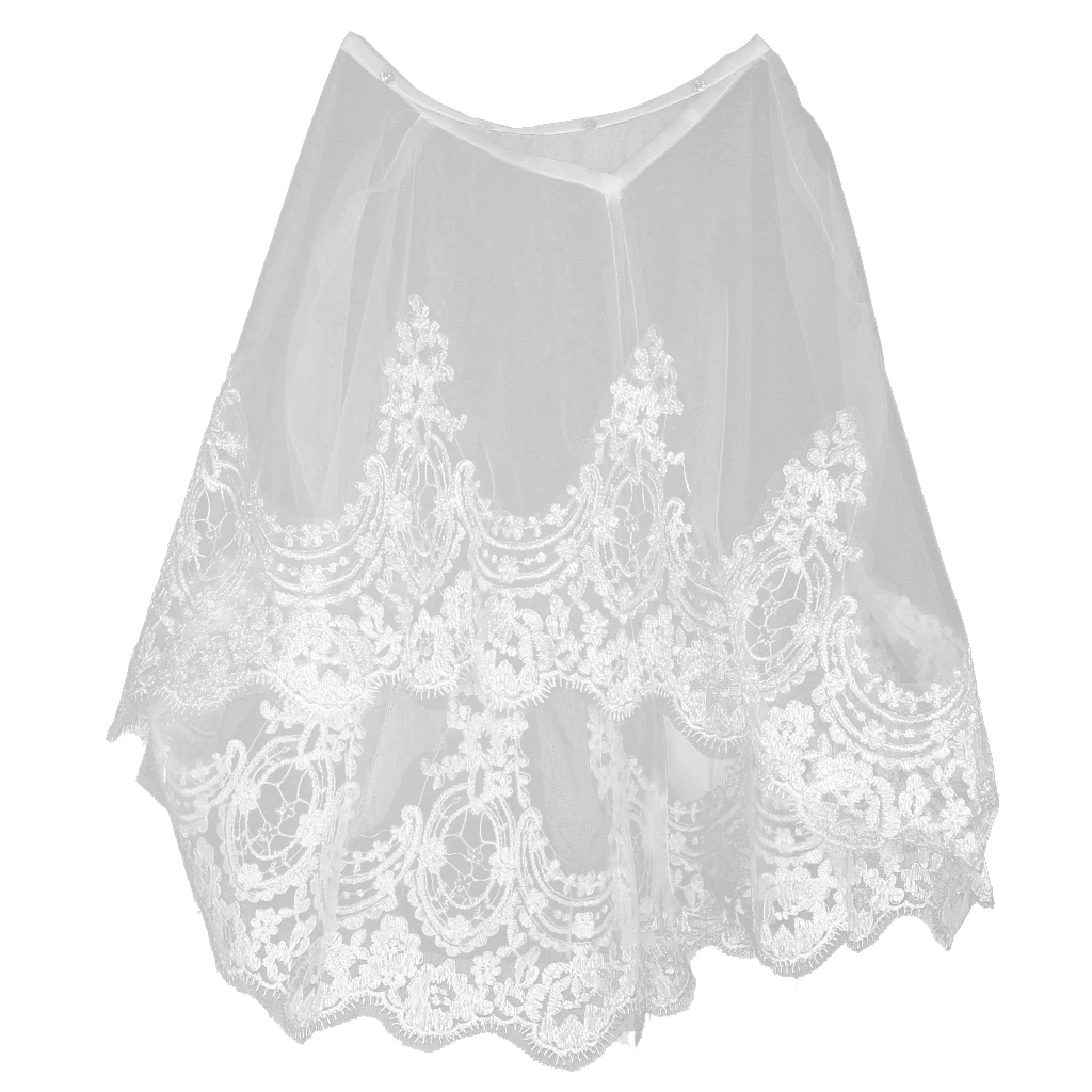 

Lace Shrug Shawl Wedding Shrug Birdcage Bridal Dress Jackets