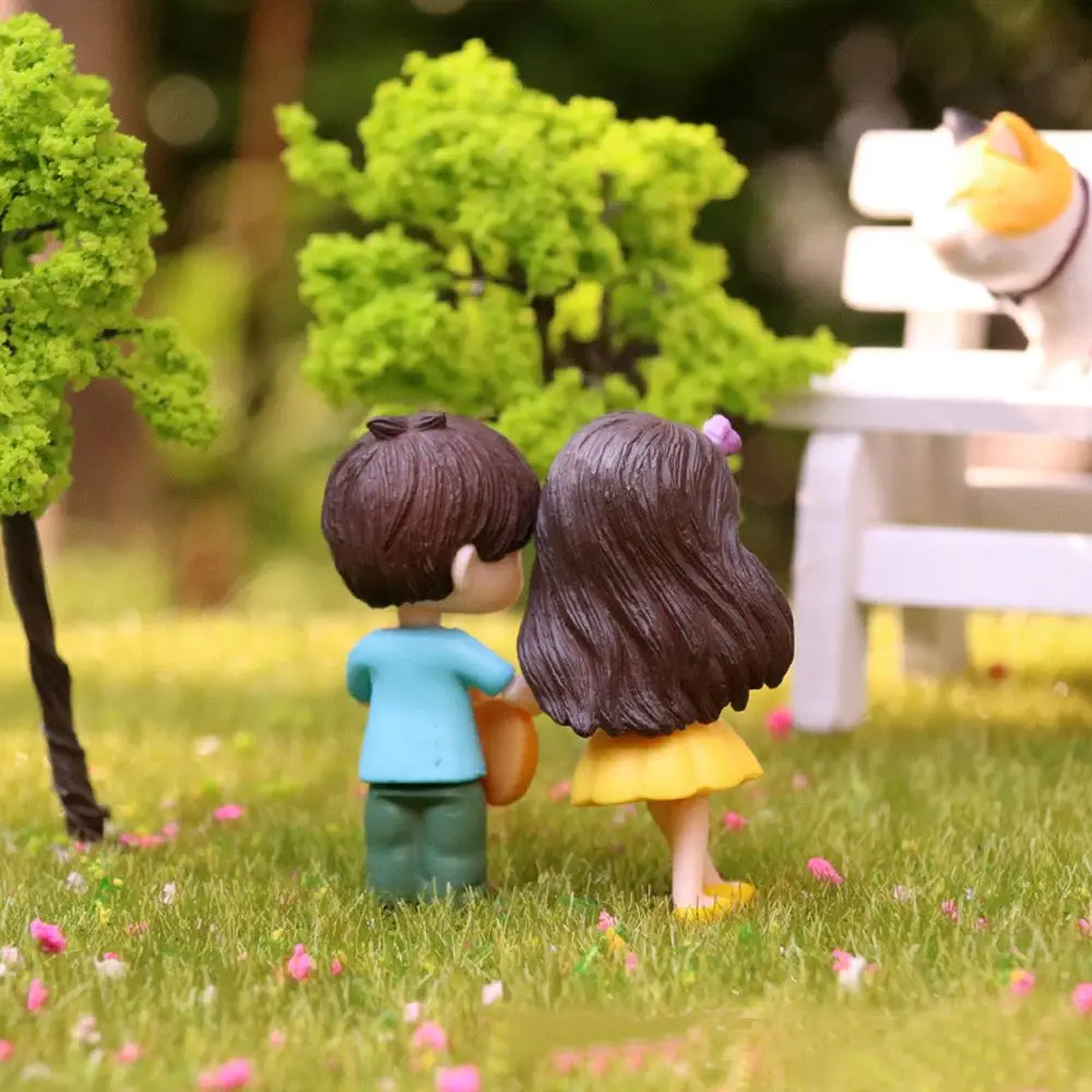 2 шт./компл. мини гитара для мальчиков и девочек милые влюбленные парные фигурки