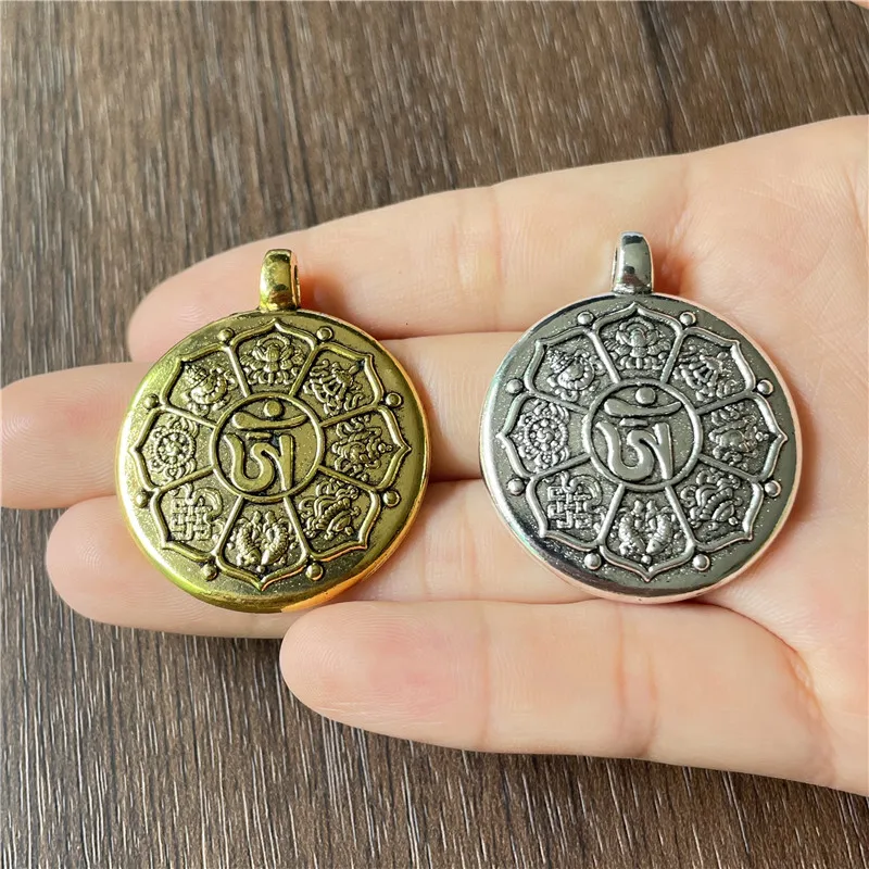 

JunKang Шарм Турция Йога Логотип Круглый Кулон Мода Изготовление ювелирных изделий DIY ожерелье ручной работы аксессуары