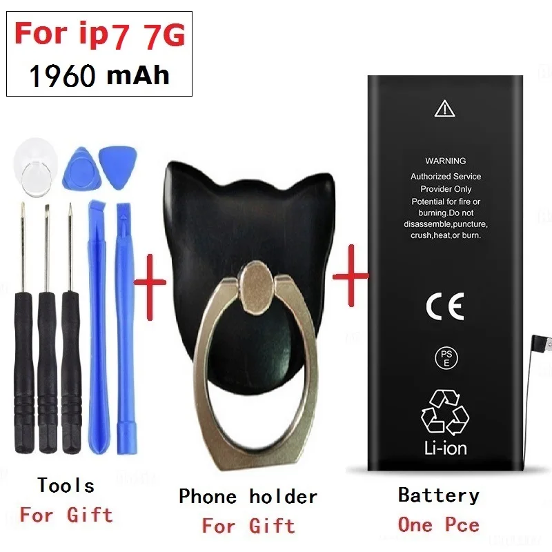 for ip 7g Литиевая батарея для Apple iPhone3gs 4S 4 5c 6S 6 7 5S 5 6plus 8 8plus сменные батареи Внутренняя батарея телефона+ Бесплатные инструменты - Цвет: for ip 7g