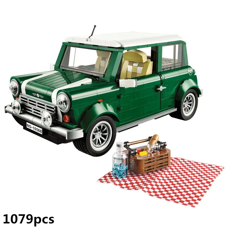 Without original Box Создатель города Beetle Cooper MK VII T1 Camper Van Technic, строительные блоки, наборы, кирпичные модели, детские игрушки, детские классические друзья - Цвет: Without original Box