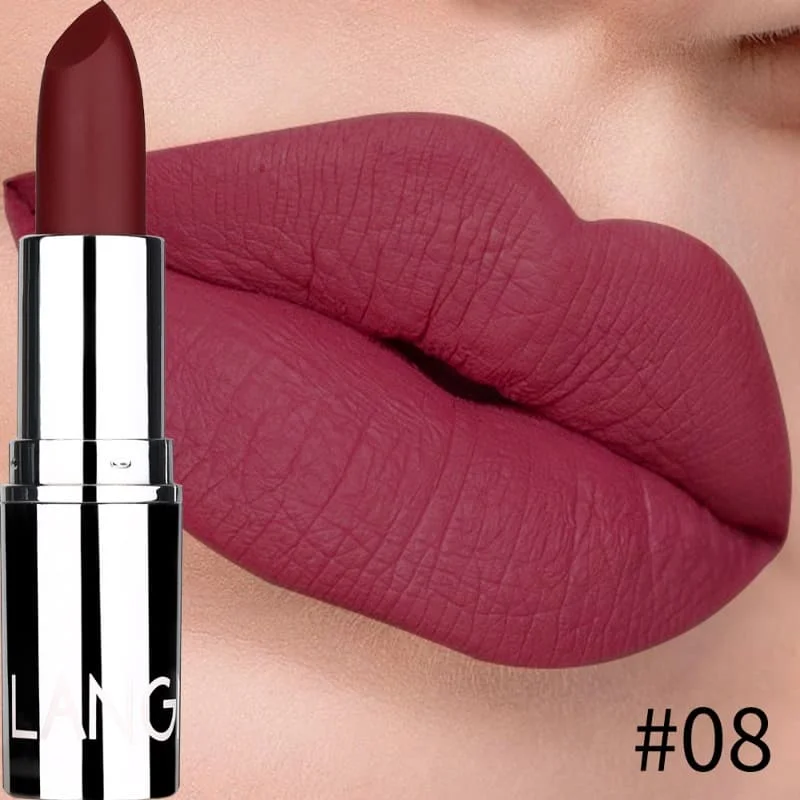

8 Colors Matte Bullet Lipstick Waterproof Long-Lasting Velvet Lipstick Easy To Wear Makeup Lip glaze Matte Lipstick