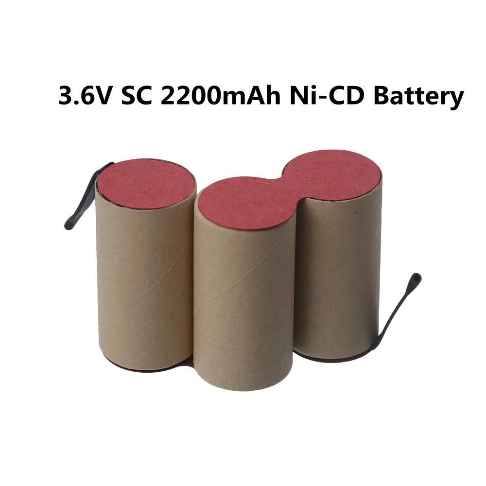 

Аккумуляторная батарея 3,6 В SC 1,2 в 2200 мАч Sub C Ni-Cd для электродрели, шуруповерта, электроинструментов