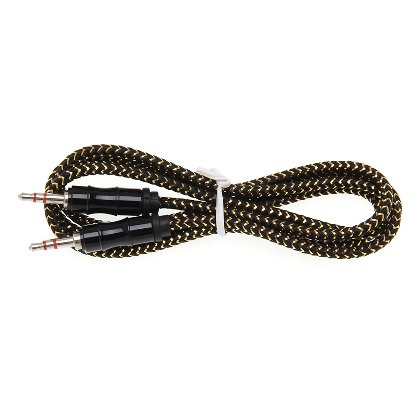

Jack Audio Cable 3.5mm Male to Male Car AUX Cable Headphone Extension Code for Phone MP3 Car Headset Speaker Wholesale 50pcs