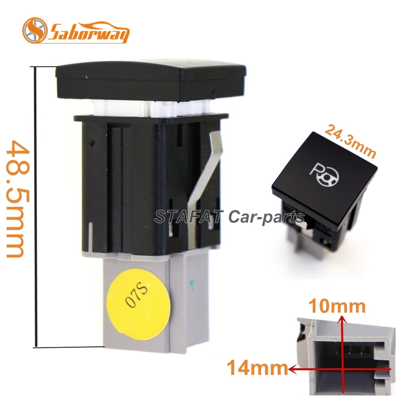 Кнопка парковочного переключателя Saborway 6 pin для GOLF MK6 JETTA MK5 GTI R20 TOURAN SCIROCCO 1TD 927 123 1K0 B