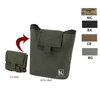 krydex tactical molle foldable dump pouch magazine recover pouch roll up compact multi purpose tool accessories utility bag