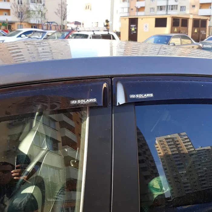 Дефлекторы боковых окон VOLKSWAGEN Golf Plus 2004~|Навесы и укрытия| |