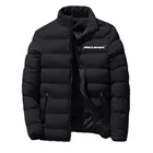 Мужская модная трендовая куртка McLaren, хлопковая одежда на молнии, зимние теплые Классические Стильные мужские топы для снежного дня