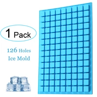 silicone ice cube mold 126 holes beer red wine ice mold party whiskey decorating cookie mould ice diy chocolate mold 3d