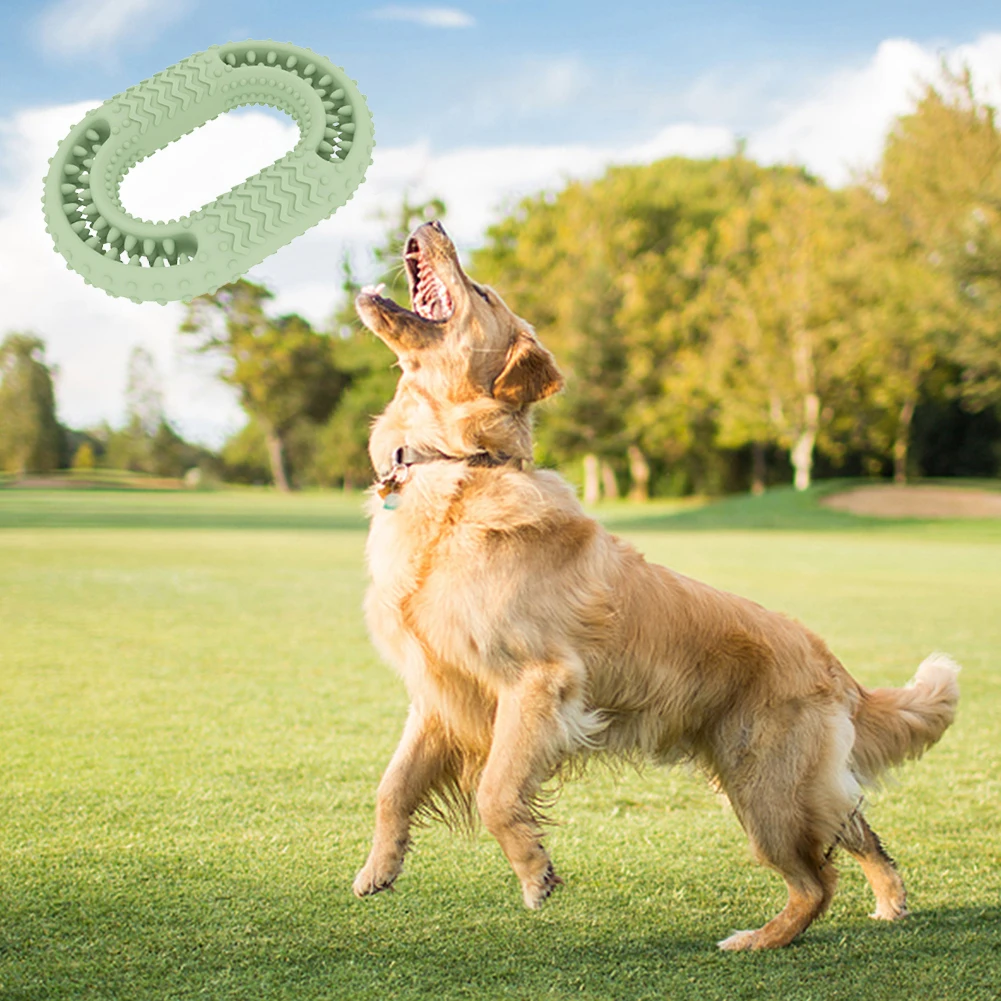 

Жевательные игрушки для собак, в форме уплотнительного кольца, для чистки кошек и зубов, устойчивые к укусам, игрушки-моляры, внимание для со...