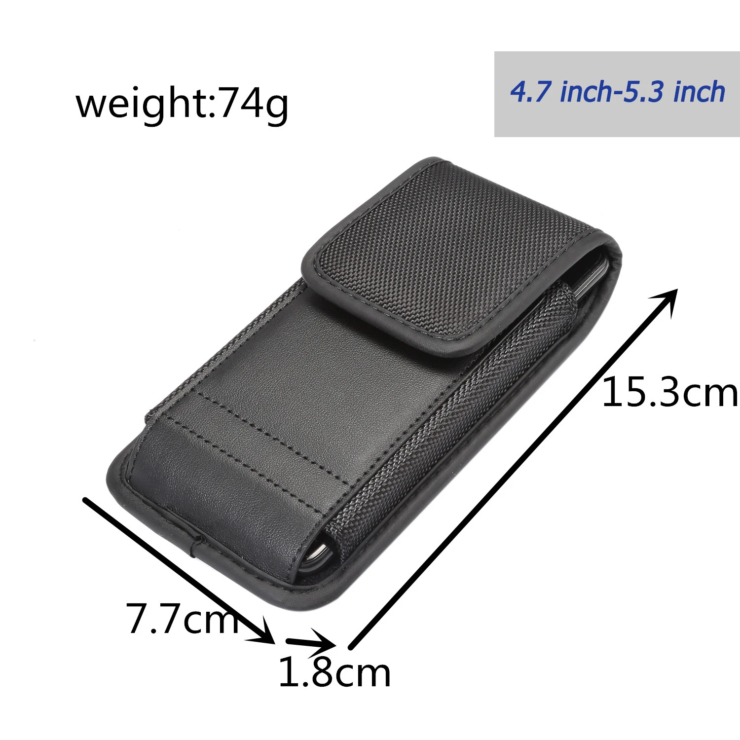 4.7-5.3 inch Универсальная спортивная сумка-кошелек для телефона, портативный карманный держатель для карт, поясная сумка на липучке для huawei, для iphone, для samsung - Цвет: 4.7-5.3 inch