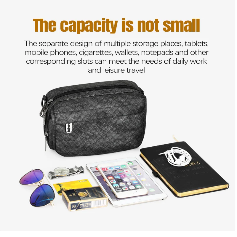 

SENKEY Brand Men Messenger bag Oxford Waterproof Shoulder bag Fashion male Casual Crossbody Bags For men Sport travel bag