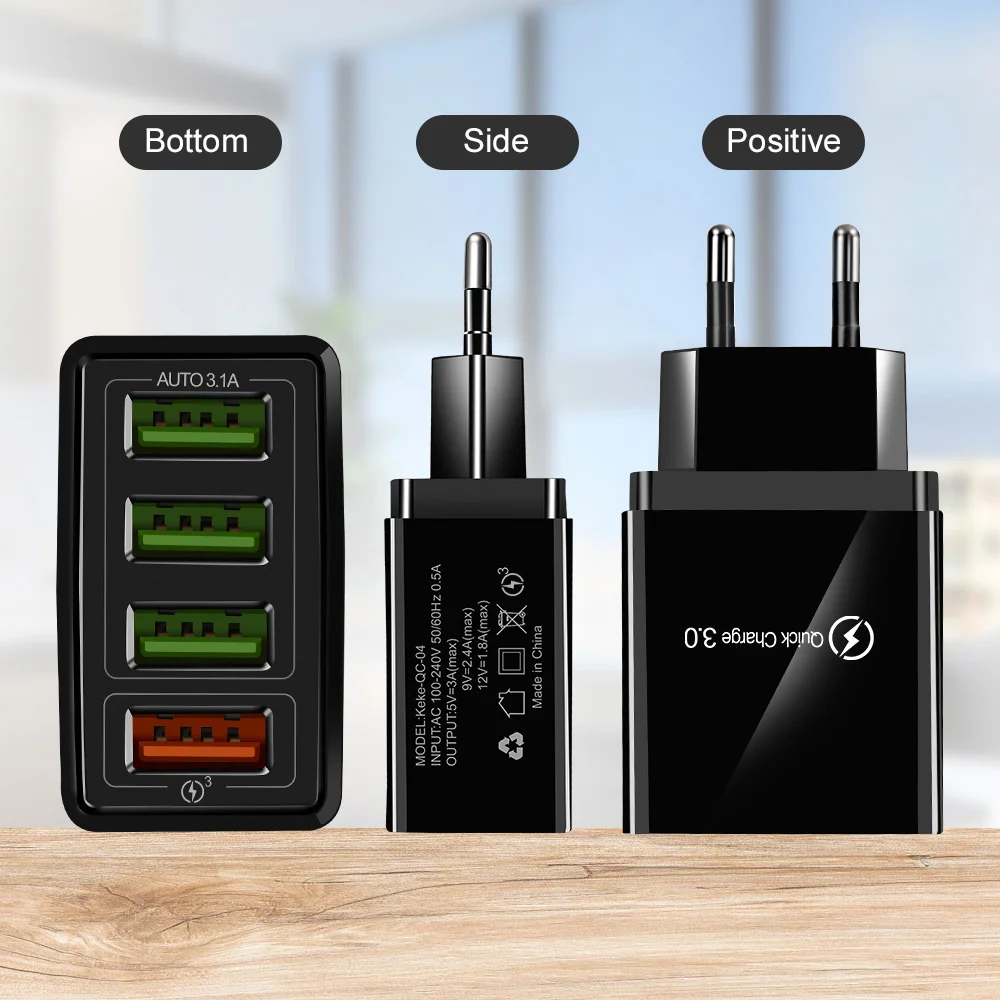 Зарядное устройство с USB портами и поддержкой быстрой зарядки|Зарядные
