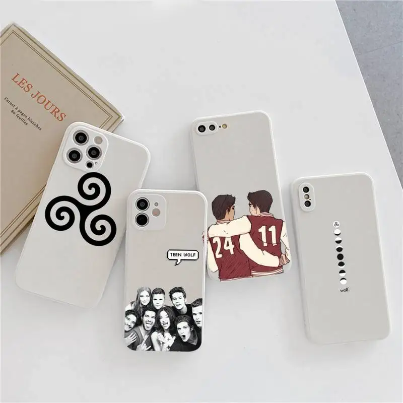 

Dylan O'Brien Teen Wolf TV series Phone Case Candy Color for iPhone 6 7 8 11 12 13 s mini pro X XS XR MAX Plus