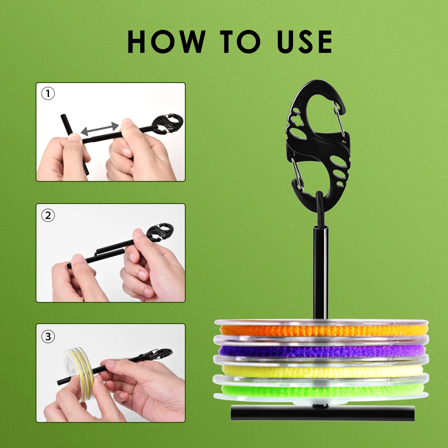 SF Fly рыболовный палантин держатель черный &quotT&quot катушка EZ gear Stremside (без линий)|tippet